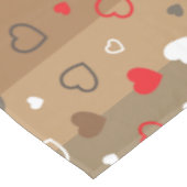 Nappe Motif de cœurs stylisés 9 (Angle)