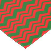 Nappe Motif de conception Chevron rouge et vert (Angle)