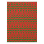 Nappe Motif de conception Chevron rouge et vert (Devant)