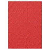 Nappe Motif de Confetti rouge brillant (Devant)