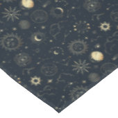 Nappe Motif de constellation d'étoile d'or bleu minuit (Angle)
