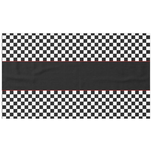 Nappe Motif de contrôle à thème de course moderne (Devant (Horizontal))