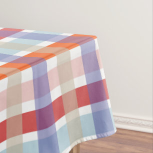 Nappe Motif de contrôle de plaid coloré
