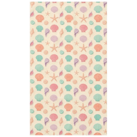 Nappe Motif de coquillages côtiers (Devant)