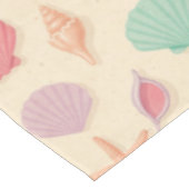 Nappe Motif de coquillages côtiers (Angle)
