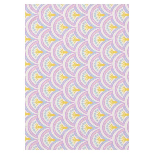 Nappe Motif de coquille de couleur pastel (Devant)