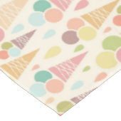 Nappe Motif de cornets de crème glacée (Angle)