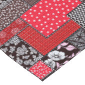 Nappe Motif de courtepointure florale patchwork rétro (Angle)