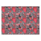 Nappe Motif de courtepointure florale patchwork rétro (Devant (Horizontal))