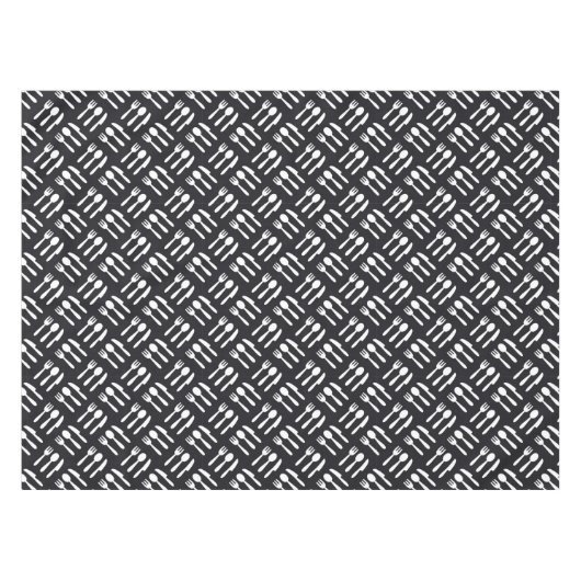 Nappe motif de couteau à cuillère à fourche (Devant (Horizontal))