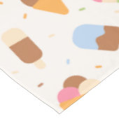 Nappe Motif de crème glacée, cône de crème glacée, Popsi (Angle)