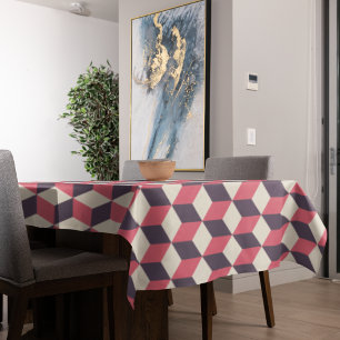 Nappe motif de cubes 3d
