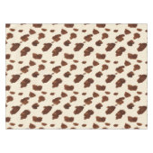 Nappe Motif de cuir de vache marron et blanc (Devant (Horizontal))