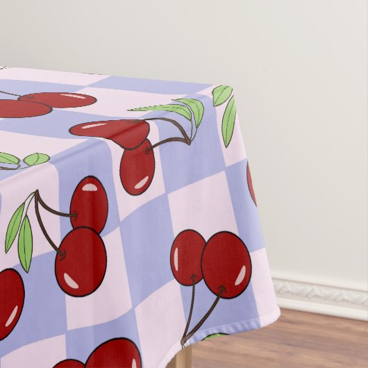 Nappe Motif de damier Preppy Cherry (In Situ)