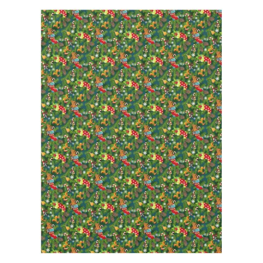Nappe Motif de décoration de Noël (Devant)