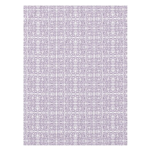 Nappe Motif de défilement Lavender (Devant)