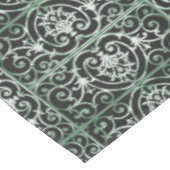 Nappe Motif de défilement vert et noir (Angle)