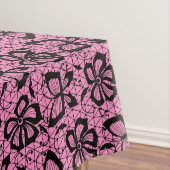 Nappe motif de dentelle avec des papillons (In Situ)