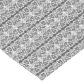 Nappe Motif de dentelle grise et blanche (Angle)