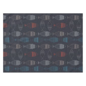 Nappe Motif de dessin de poisson (Devant (Horizontal))
