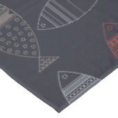 Nappe Motif de dessin de poisson (Angle)