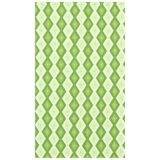 Nappe Motif de diamant vert Chartreuse (Devant)