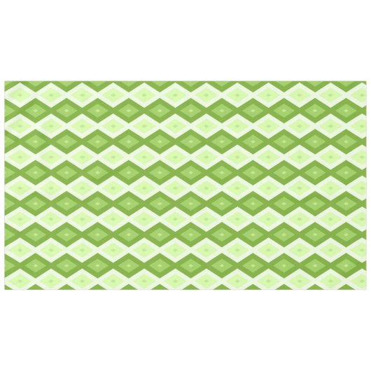 Nappe Motif de diamant vert Chartreuse (Devant (Horizontal))