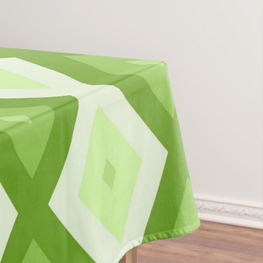 Nappe Motif de diamant vert Chartreuse (In Situ)