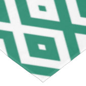 Nappe Motif de diamant vert et blanc (Angle)