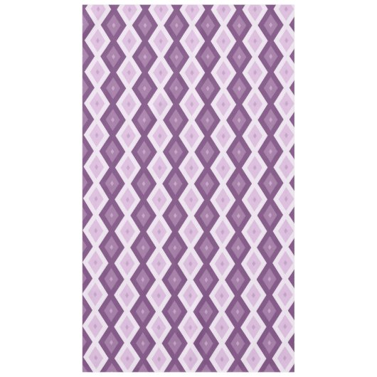 Nappe Motif de diamant violet (Devant)