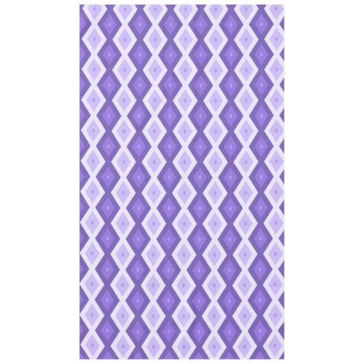 Nappe Motif de diamant violet (Devant)