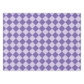 Nappe Motif de diamants de Checker Violet (Devant (Horizontal))