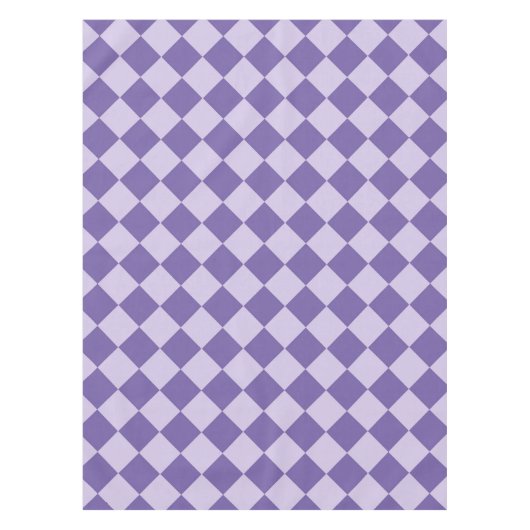 Nappe Motif de diamants de Checker Violet (Devant)