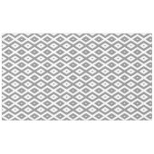 Nappe Motif de diamants gris et blanc (Devant (Horizontal))