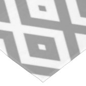 Nappe Motif de diamants gris et blanc (Angle)