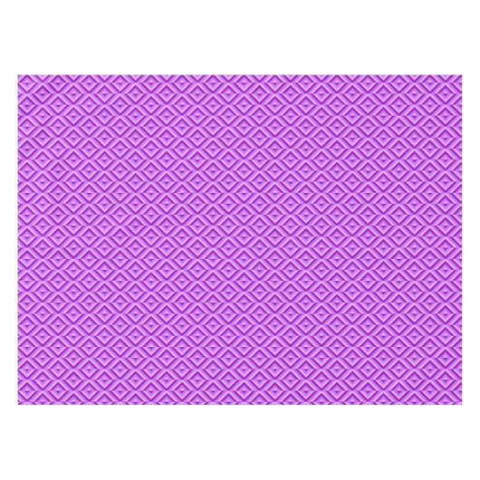 Nappe Motif de diamants violet à trois tons (Devant (Horizontal))