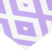 Nappe Motif de diamants violet et blanc (Angle)
