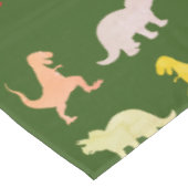 Nappe Motif de dinosaures colorés (Angle)