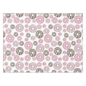 Nappe Motif De Donuts, Donuts Roses, Donuts Blancs (Devant (Horizontal))