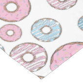 Nappe Motif De Donuts, Donuts Roses, Donuts Bleus (Angle)