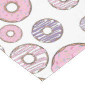 Nappe Motif De Donuts, Donuts Roses, Donuts Violets (Angle)