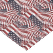 Nappe Motif de drapeau américain abstrait rouge blanc bl (Angle)