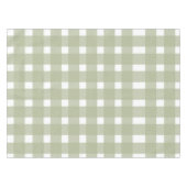 Nappe Motif de En vichy blanc Sage Green (Devant (Horizontal))
