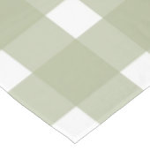 Nappe Motif de En vichy blanc Sage Green (Angle)