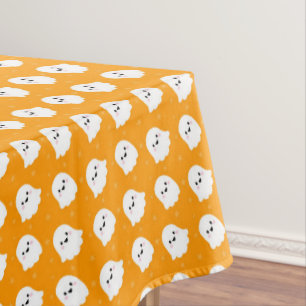 Nappe Motif de fantôme orange mignon – Création Hallowee