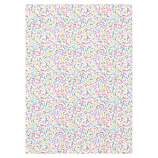 Nappe Motif de fête colorée (Devant)