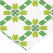 Nappe Motif de feuille, Feuilles vertes, Votre nom (Angle)