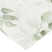Nappe Motif de feuille verte botanique (Angle)