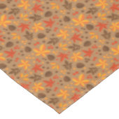 Nappe Motif de feuilles carrelées de saison automne (Angle)