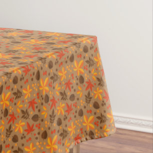 Nappe Motif de feuilles carrelées de saison automne